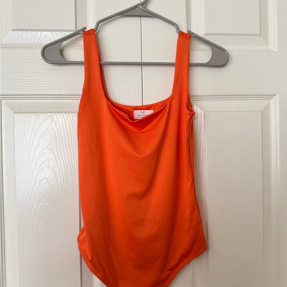Orange Bodysuit